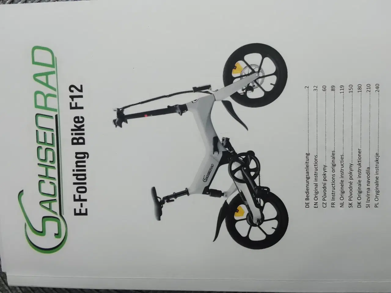 Billede 4 - EL.  FOLDECYKEL