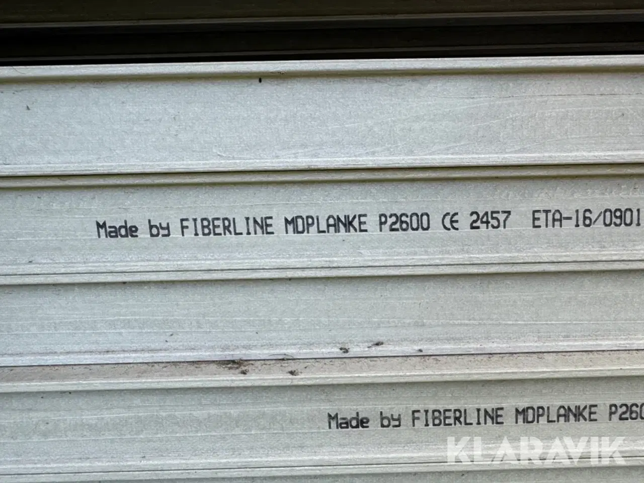 Billede 4 - Glasfiberplader Fiberline MD Planke P2600 Heavy Duty 92 styk.