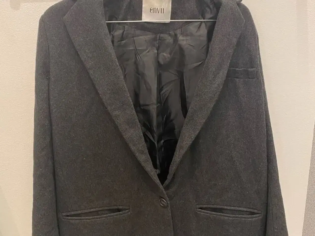 Billede 1 - Mørkegrå blazer jakke