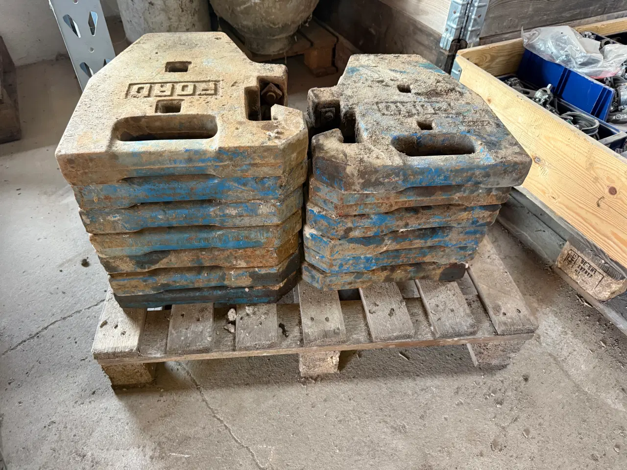 Billede 2 - Frontvægte 40 Kg 13 stk