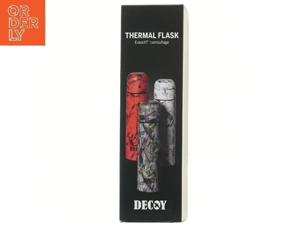 Billede 2 - Ny jagt termoflaske, rød camouflage, 750 ml fra Decoy (str. 28x8 cm)