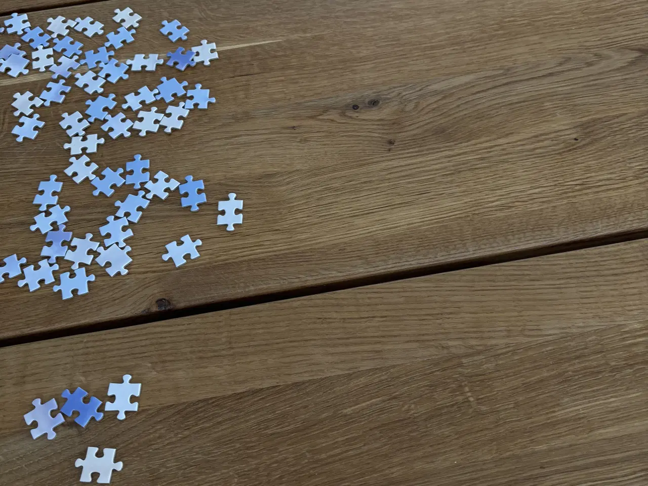 Billede 5 - Flot Plankebord (eg) med 2 tillægsplader