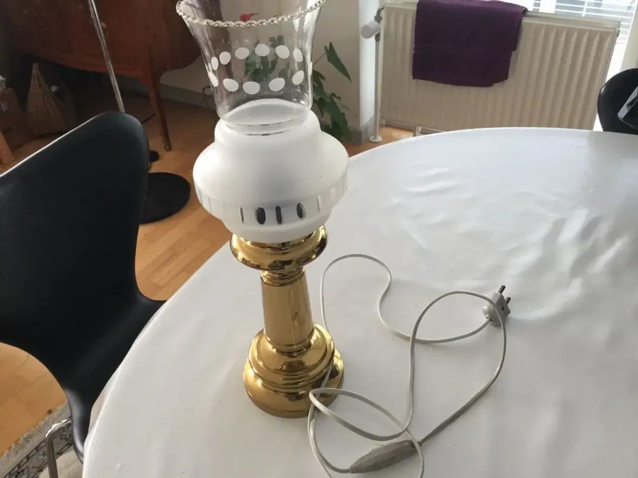 Billede 2 - Messing bordlampe