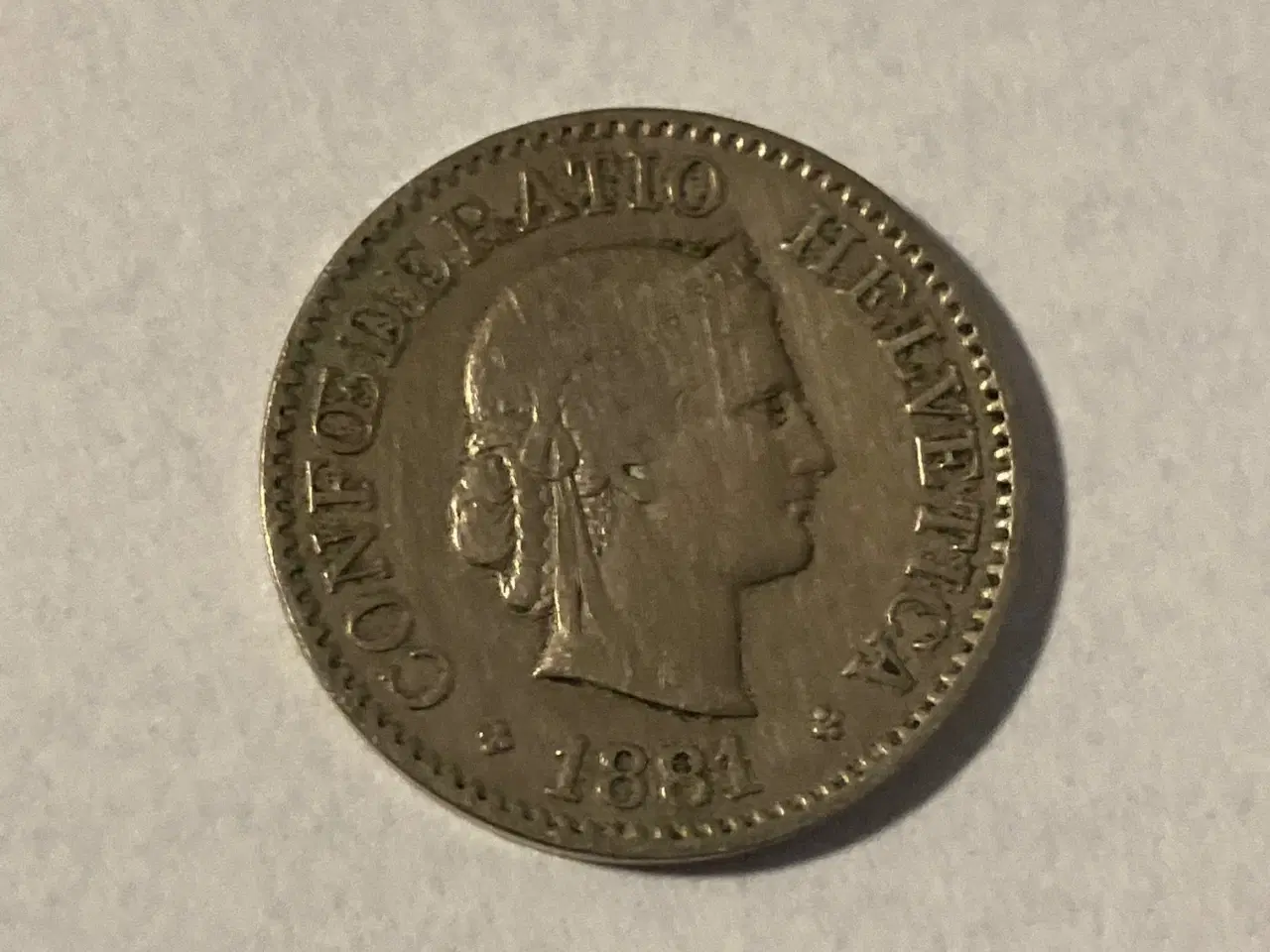 Billede 1 - 10 Rappen 1881 Switzerland