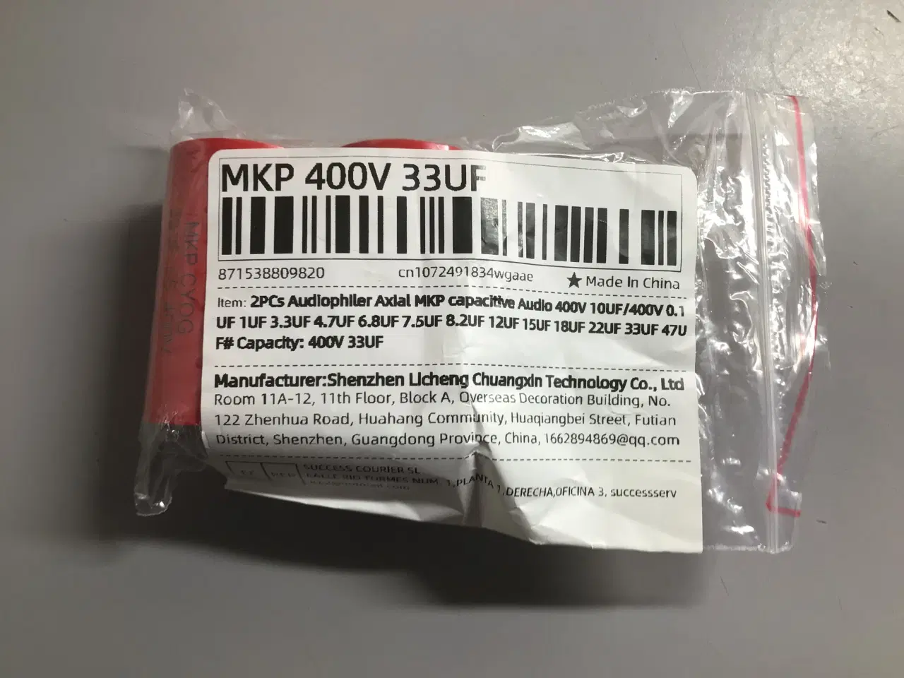 Billede 2 - ((( Audio kondensatorer tik bl.a. delefiltere )))