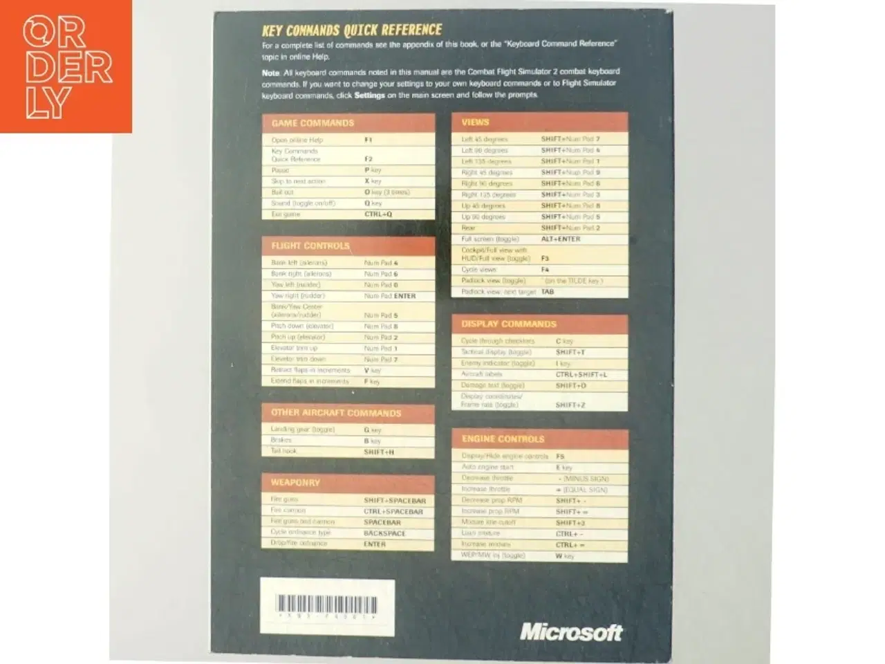Billede 3 - Combat Flight Simulator 2 Manual fra Microsoft