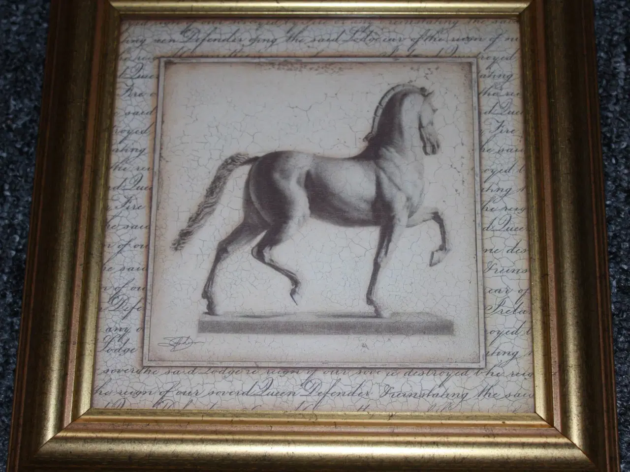 Billede 2 - Billede med hest