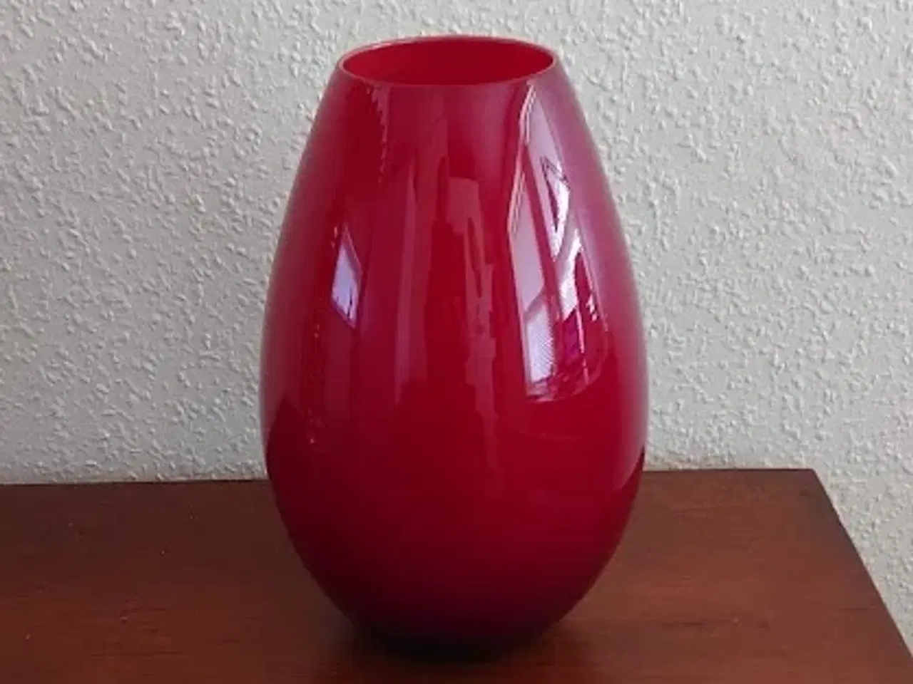 Billede 1 - Holmegaard Cocoon rød vase