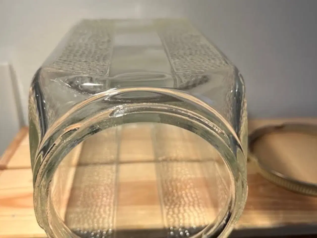 Billede 2 - Vintage forrådsglas med nopret struktur