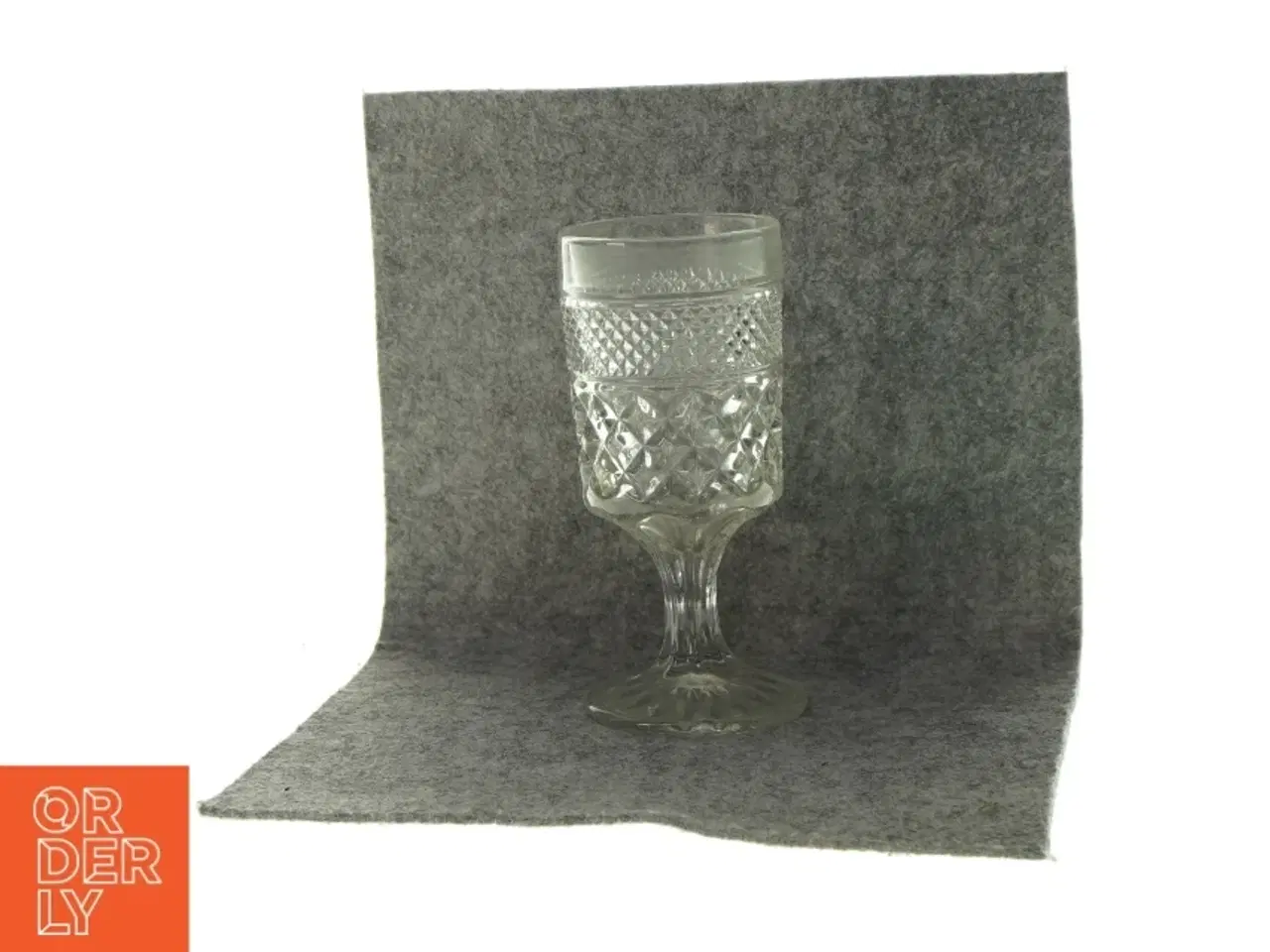 Billede 1 - Vinglas antikt fransk kraftigt (str. 18 x 8cm)