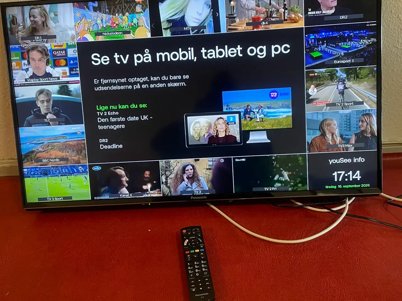 Billede 8 - Smart TV panasonic 40 tommer,  med  fjernbetjening