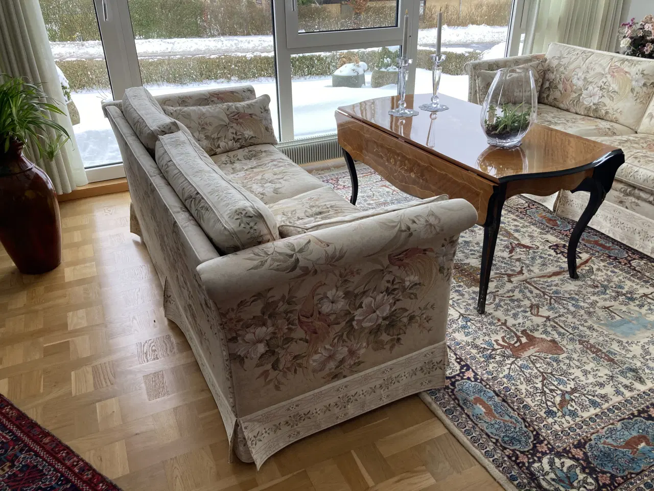 Billede 3 - Londonsofaer med påfugle stof