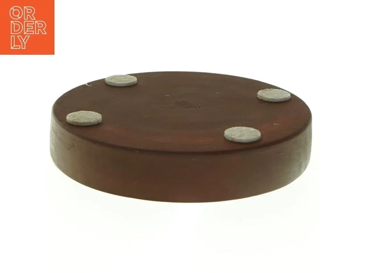 Billede 4 - Keramik skål med blå glasur (str. 16 cm i diameter. 3 cm)