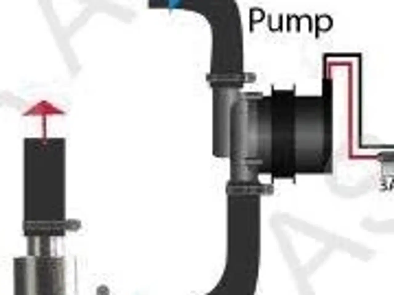 Billede 1 - BOSCH pumpemotor, pad 12v