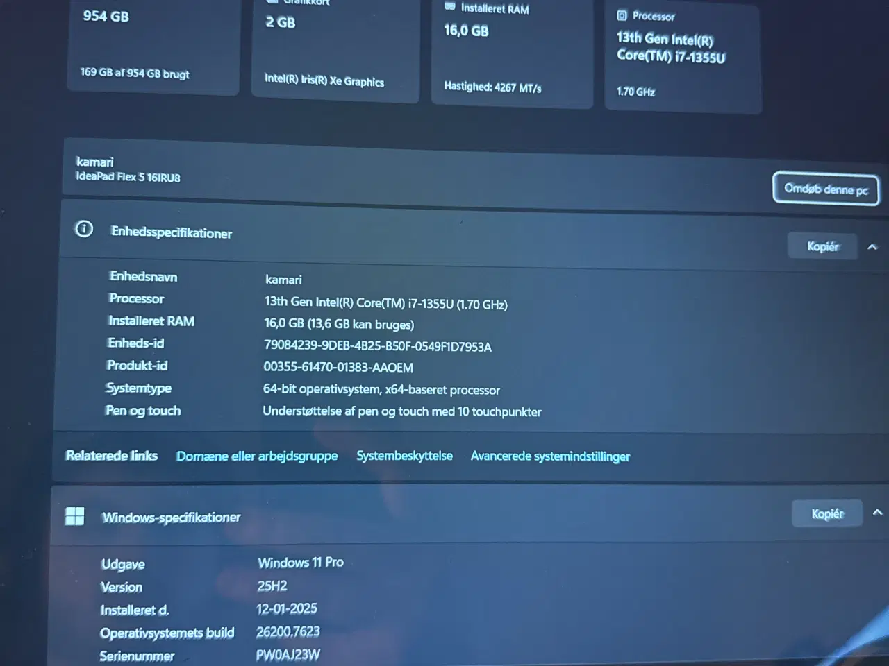 Billede 5 - Lenovo bærbar med TOUCHSCREEN