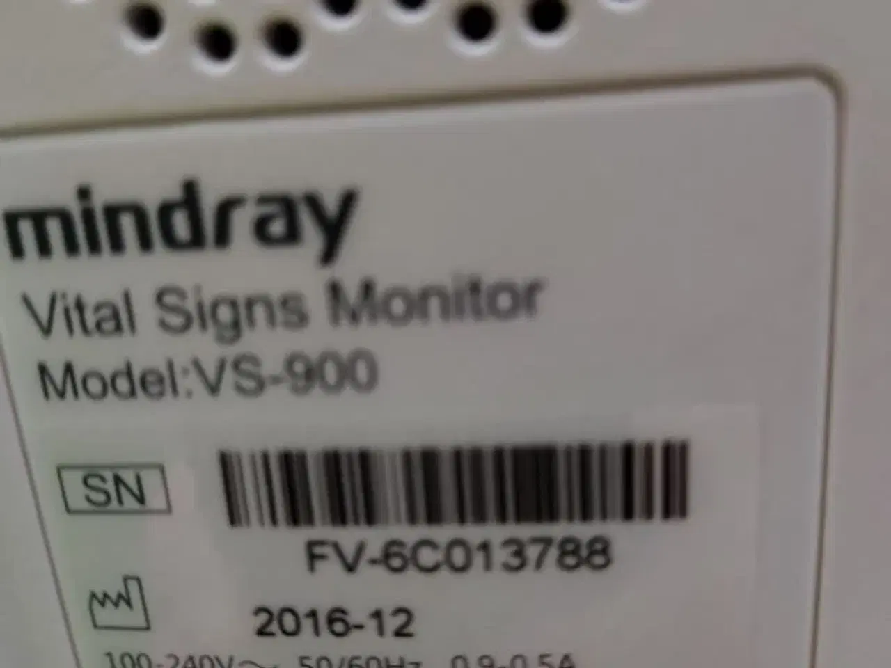Billede 6 - Patient monitor MINDRAY VS-900