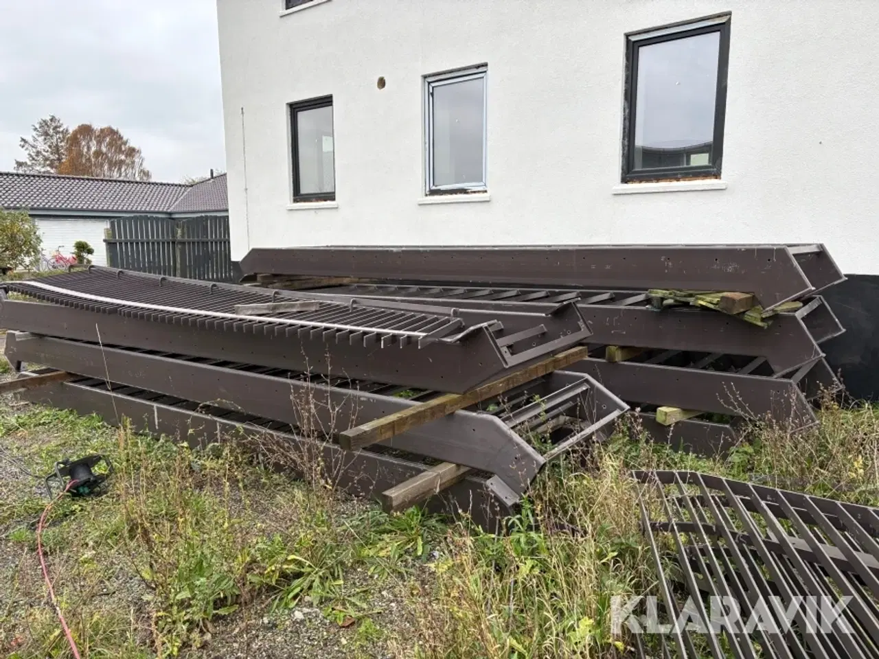 Billede 6 - Galvaniseret trapper inkl gelænder 7 styk