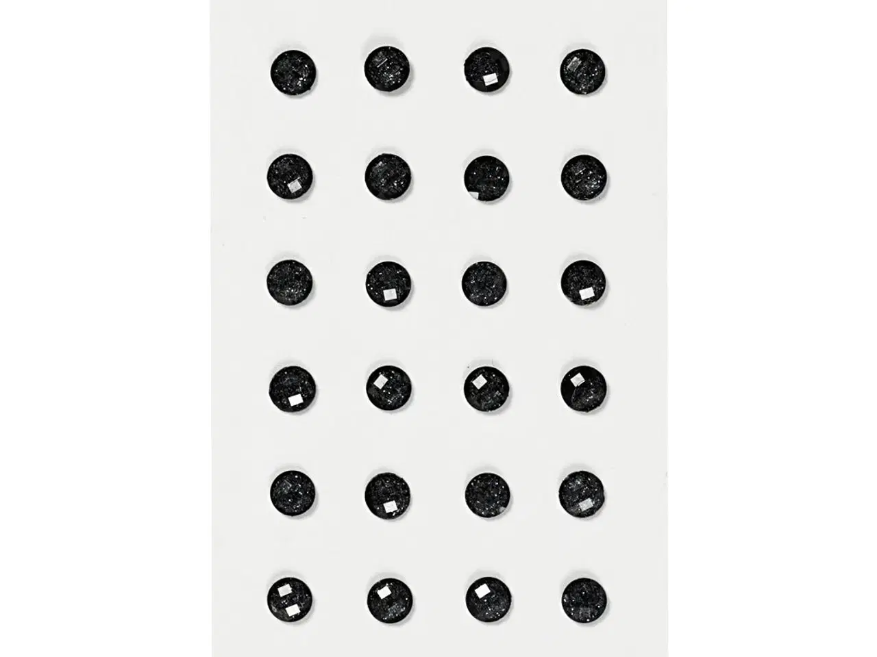 Billede 1 - Rhinsten, diam. 8 mm, sort, 32stk./ 1 pk.