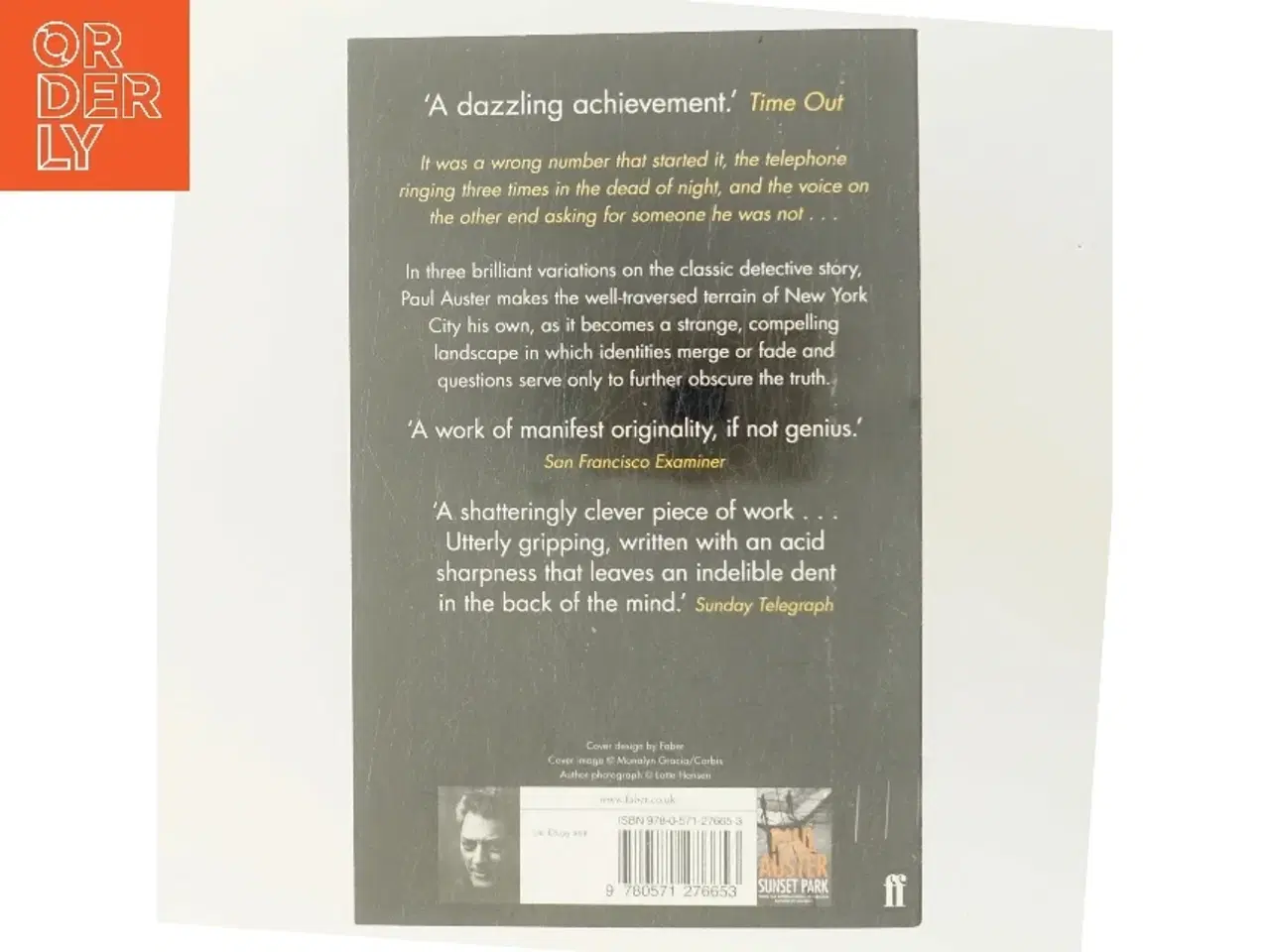 Billede 3 - The New York trilogy af Paul Auster (Bog)