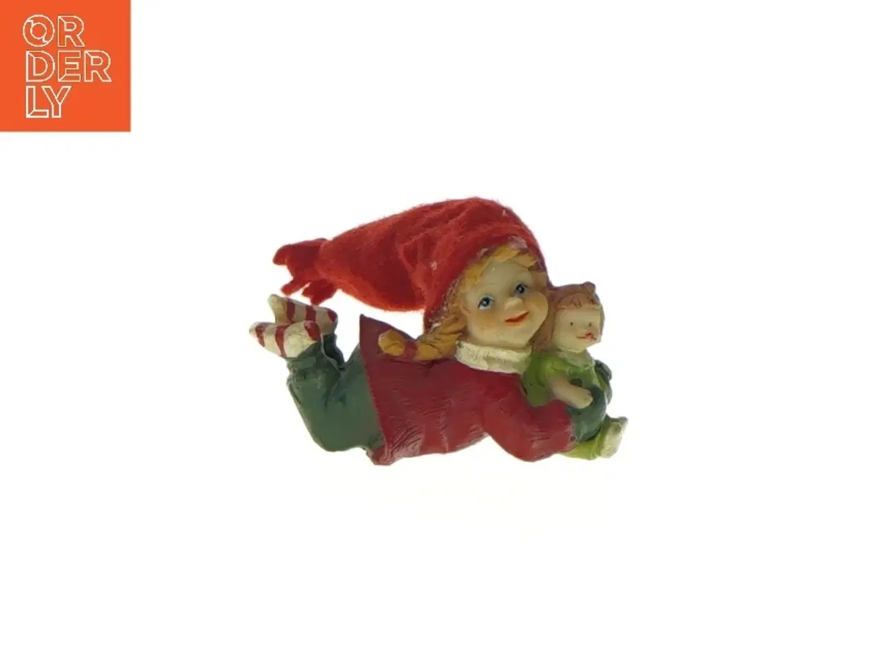 Billede 1 - Dekorativ julefigur fra Ukendt (str. LBH:7,5x3,5x3cm)