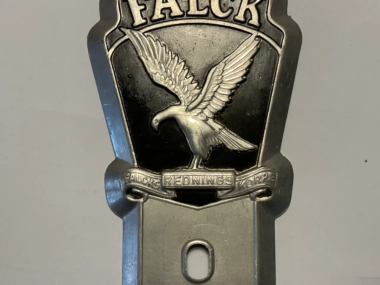 Billede 1 - Gammelt Falck emblem i aluminium