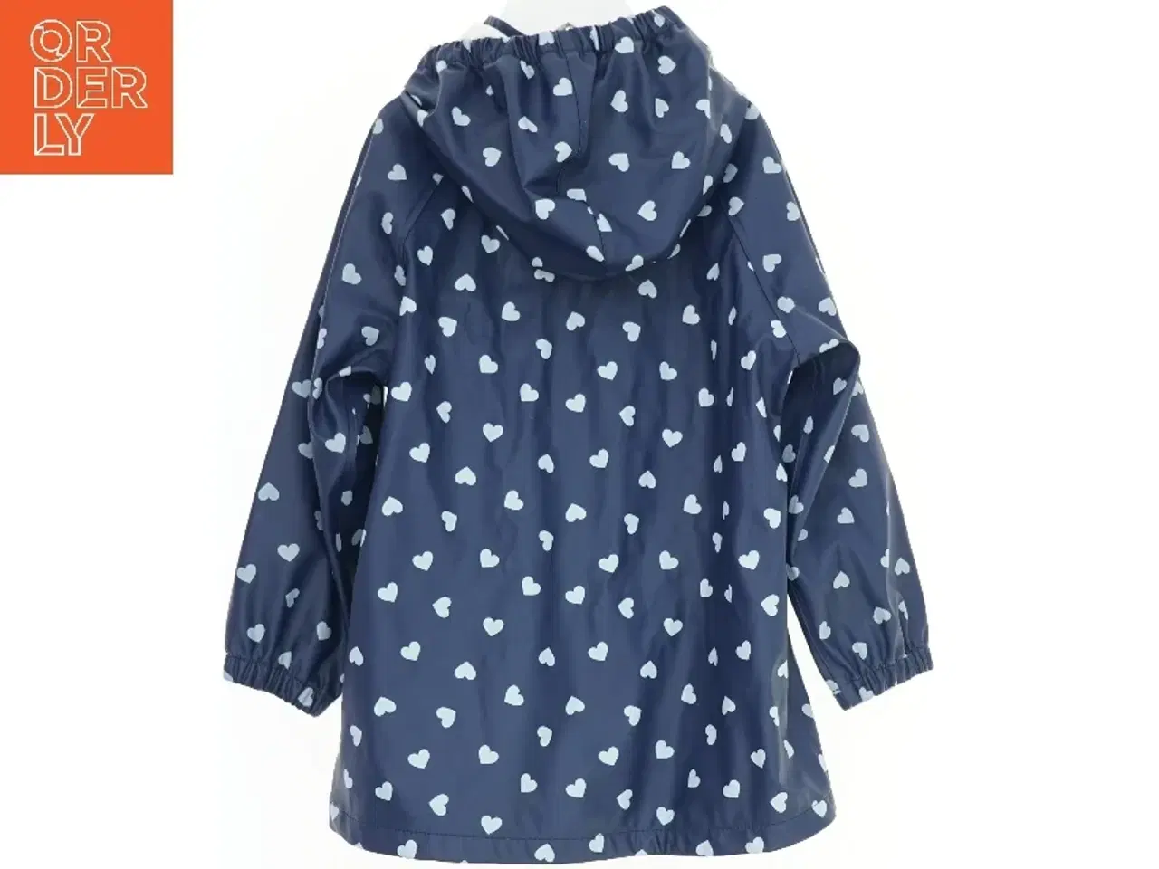 Billede 2 - Regnjakke med hjerteprint fra H&M (str. 110)