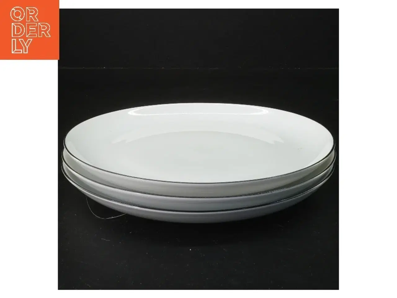 Billede 1 - Hvide tallerkener, Ø 22 cm fra Atelier (str. Ø 22 cm)