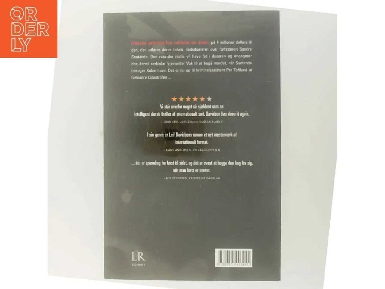 Billede 3 - Den serbiske dansker : roman af Leif Davidsen (Bog)