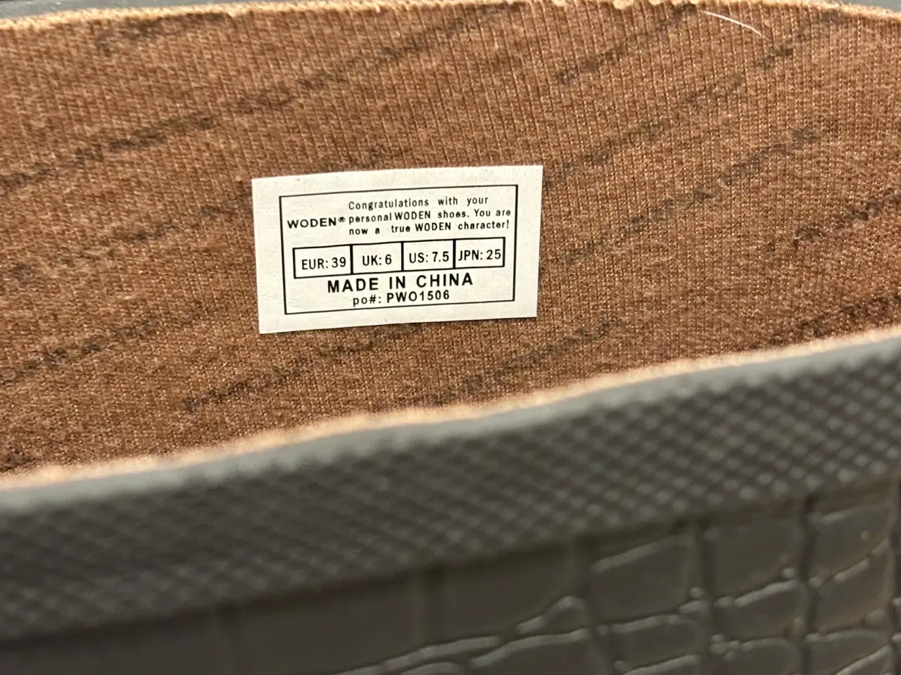 Billede 8 - Helt nye Woden Le Croco Gummistøvler – Str. 39