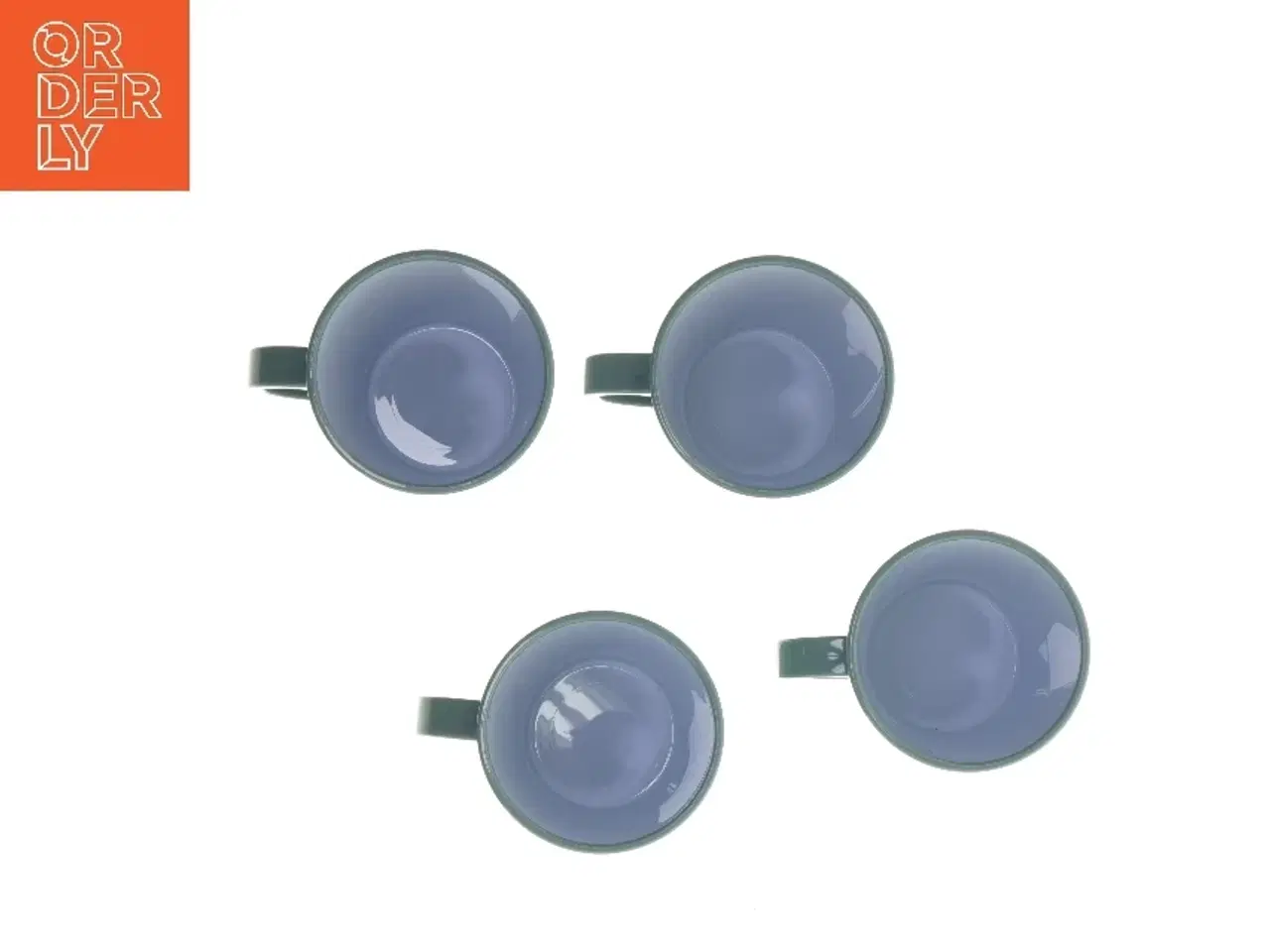 Billede 4 - Camping krus - Sæt af 4 turkise krus fra Brunner (str. 4 stk Ø 9 cm længde 10,5 cm)