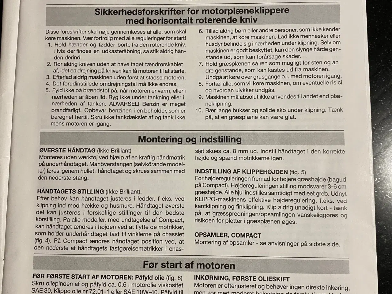 Billede 6 - KLIPPO Excellent plæneklipper