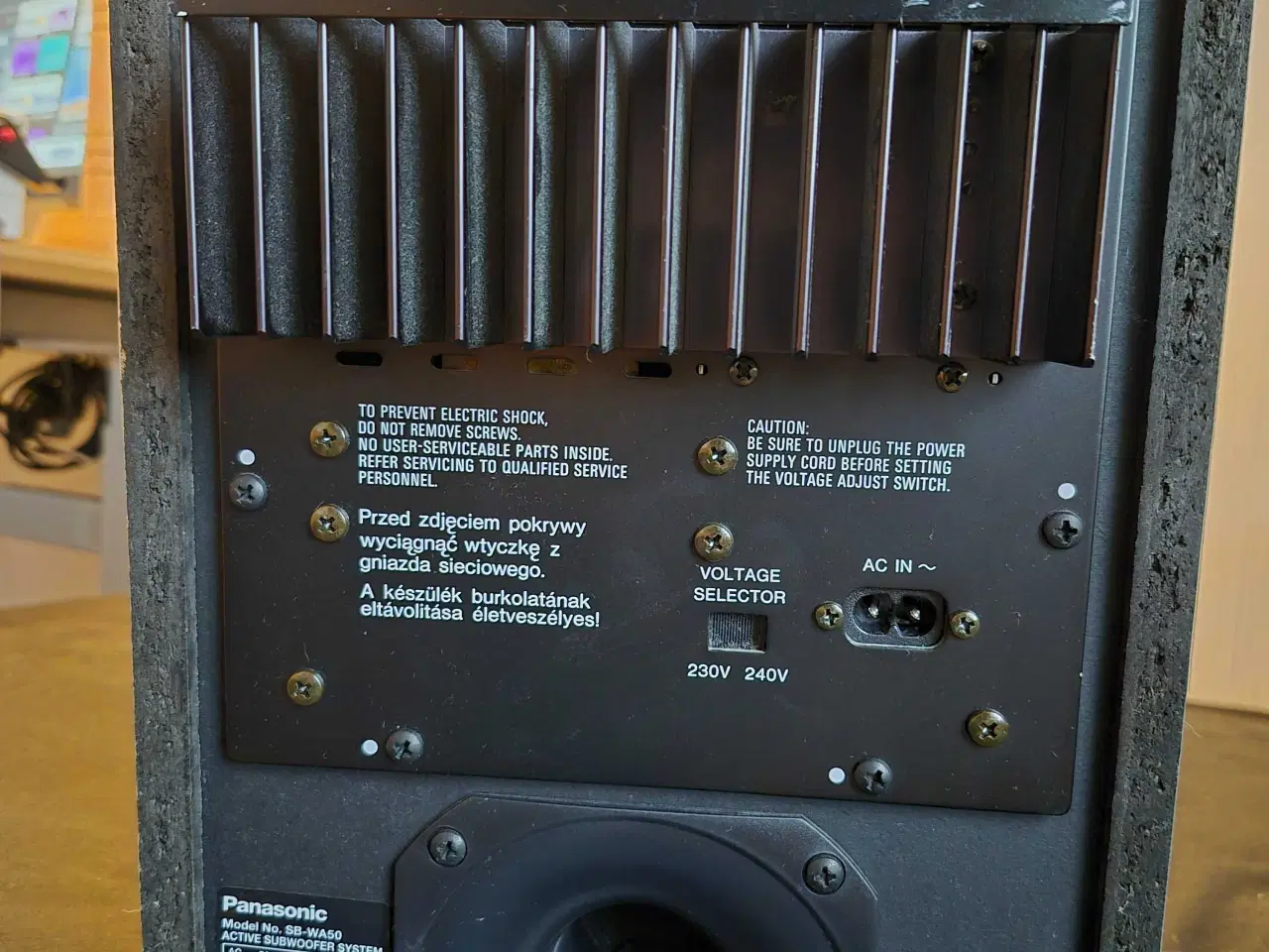 Billede 3 - Panasonic subwofer 