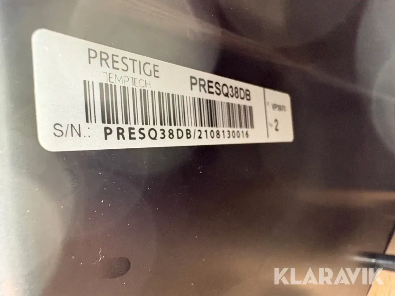 Billede 6 - Vinkøleskab Temptech PRESQ38DB