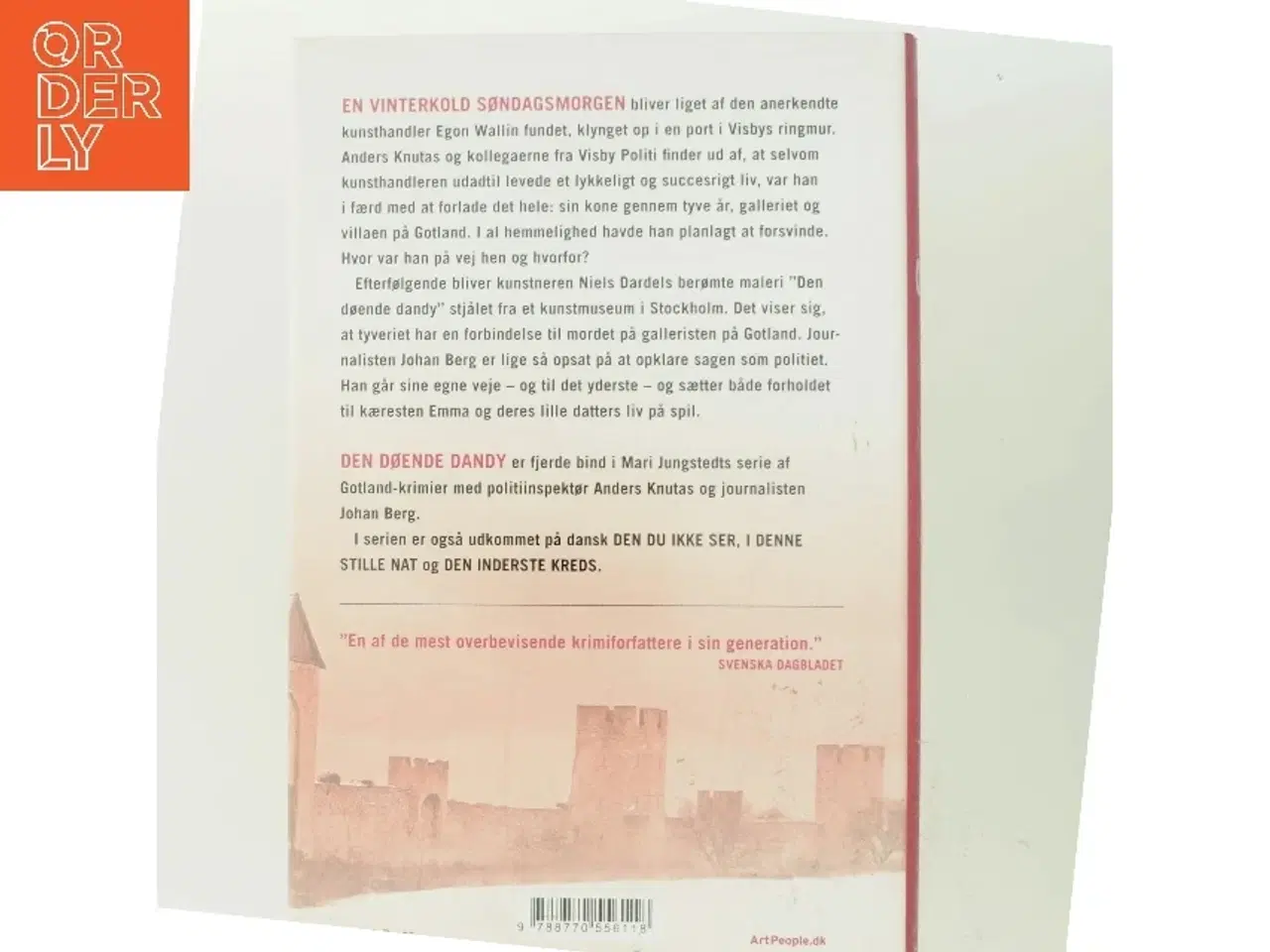 Billede 3 - Den døende dandy : kriminalroman af Mari Jungstedt (Bog)