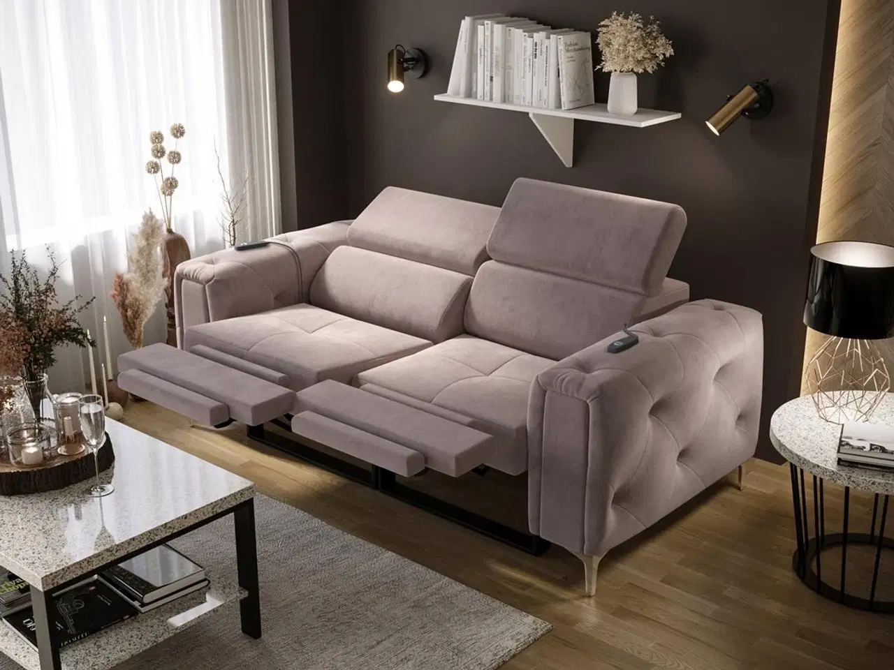 Billede 7 - ORIONIS II RELAX  TO-PERS. SOFA  190 CM U-24