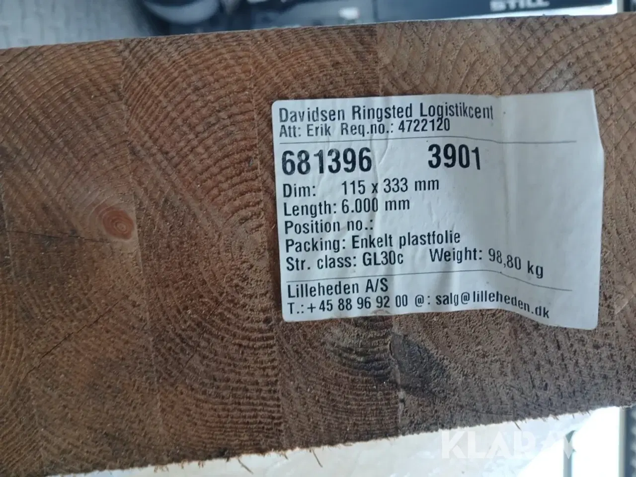 Billede 2 - Limtræ
