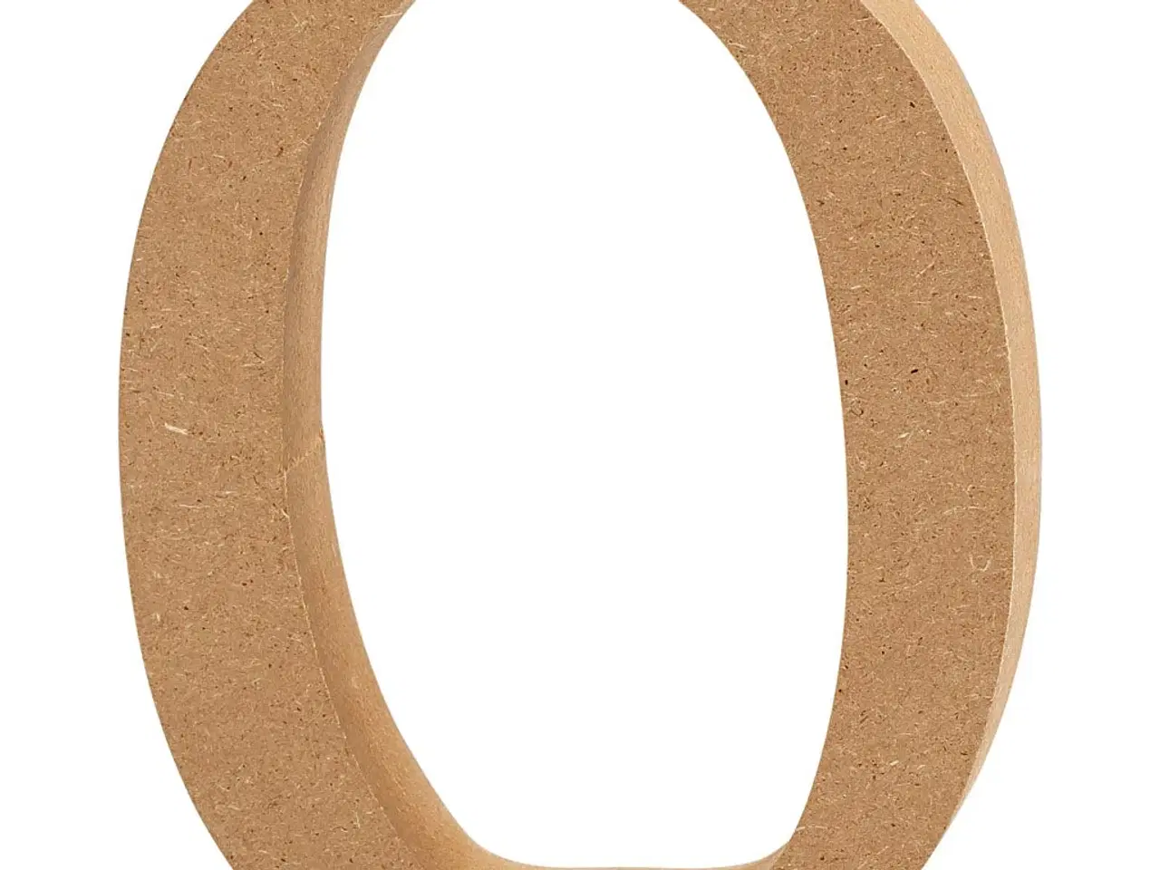 Billede 1 - Stort Træbogstav 'O' - 13 cm til Dekoration