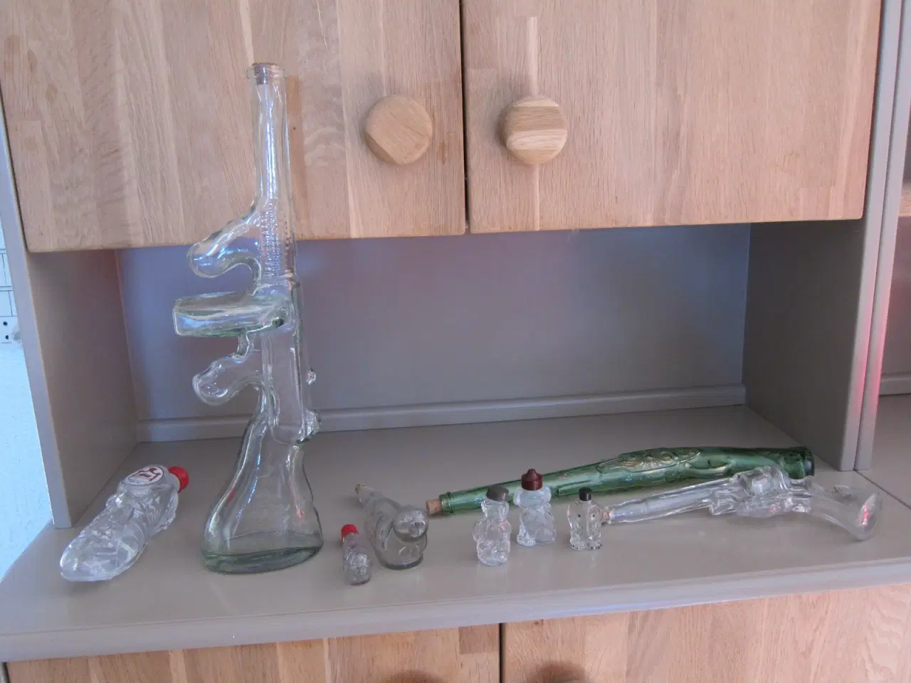 Billede 5 - Glas figur flasker.