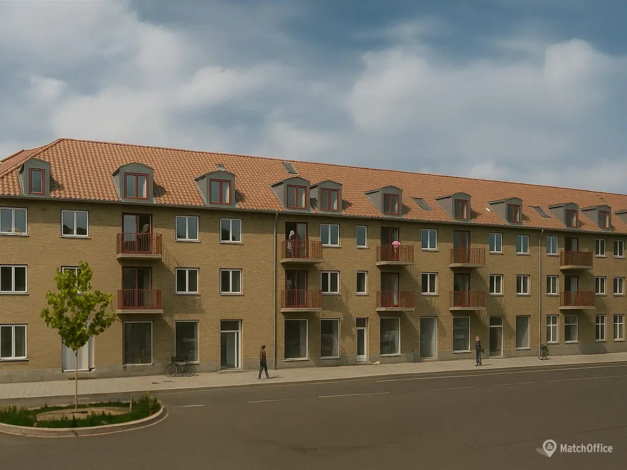 Billede 2 - Nybyggede butikslejemål i Vanløses genopførte Grøndalsbo