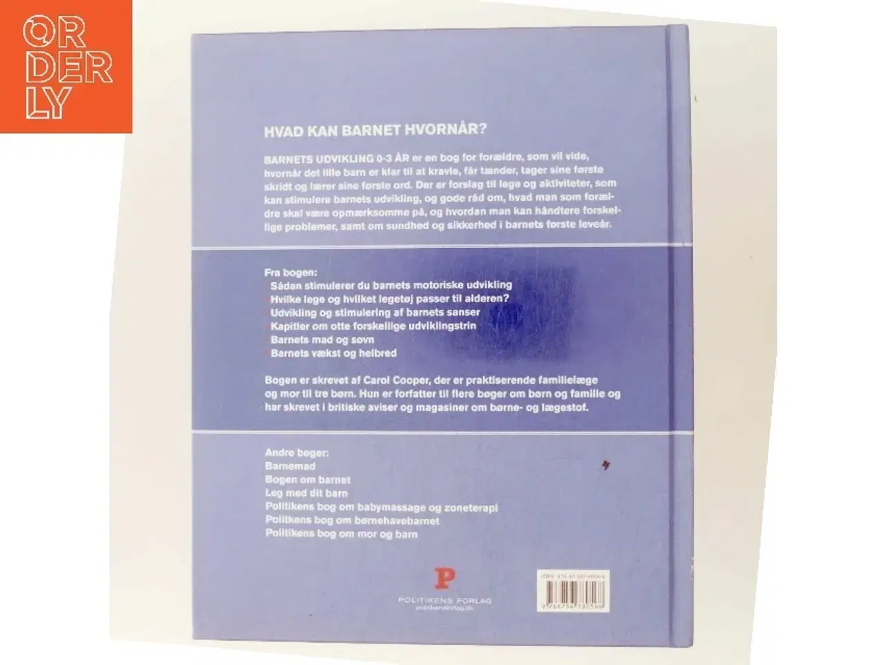 Billede 3 - Politikens bog om barnets udvikling 0-3 år af Carol Cooper (Bog)