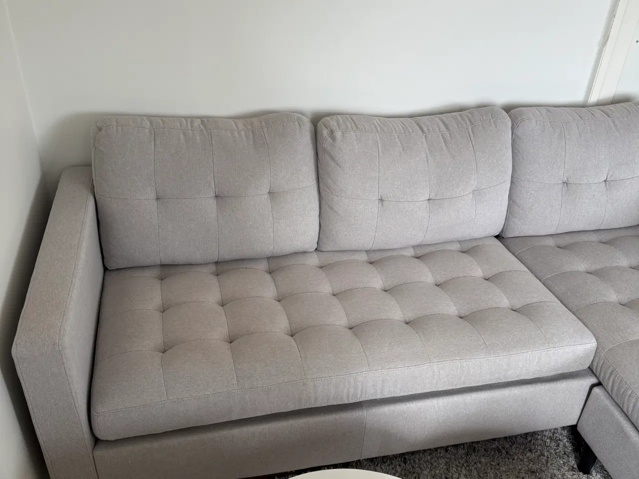 Billede 2 - Sofa med vendbar chaiselong 