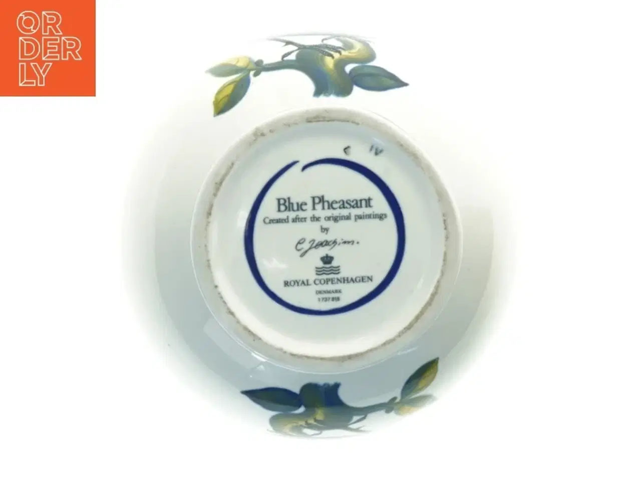 Billede 2 - Royal Copenhagen Blue Pheasant Vase fra Royal Copenhagen (str. 20 x 16 cm)
