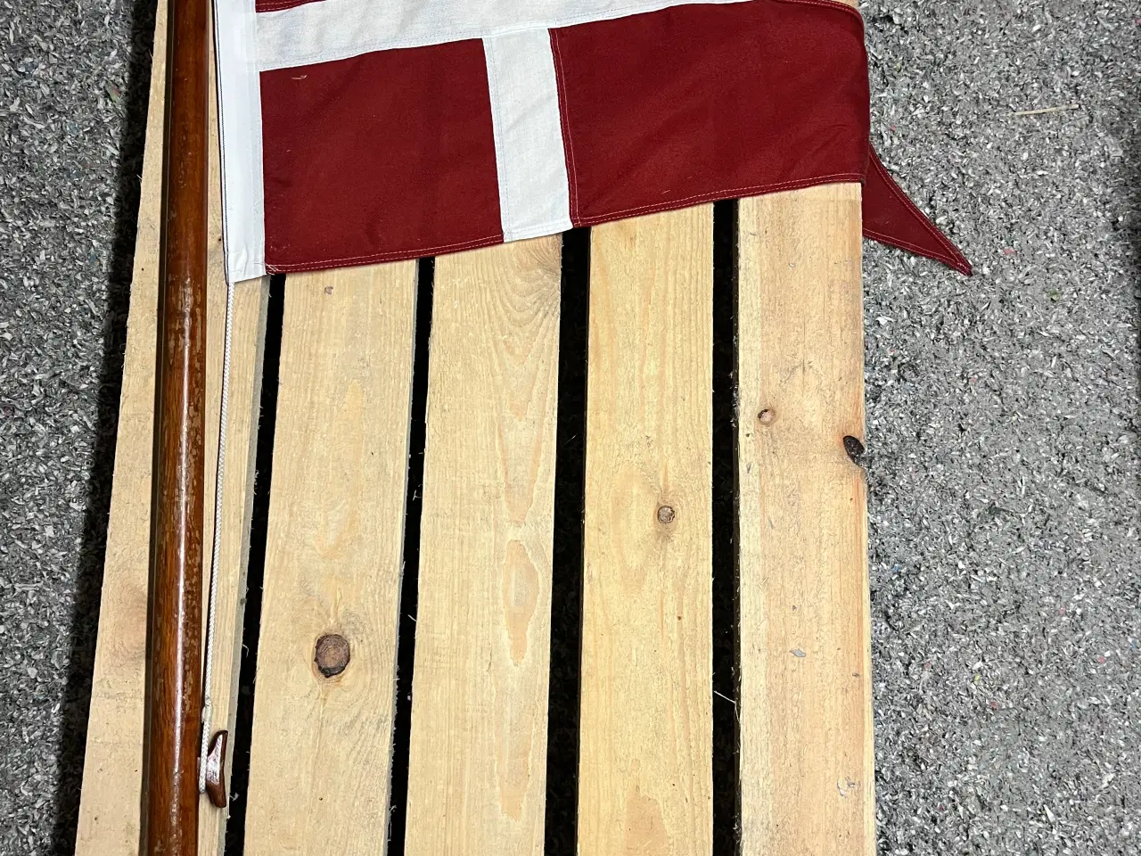 Billede 1 - Yacht flag med pind