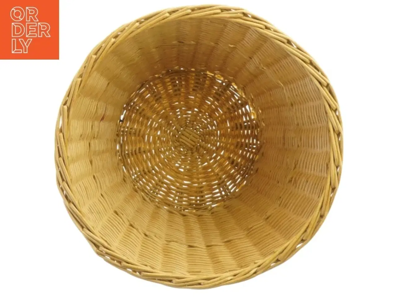 Billede 3 - Flettet kurv (str. H. 25 cm. ø. 31 cm)