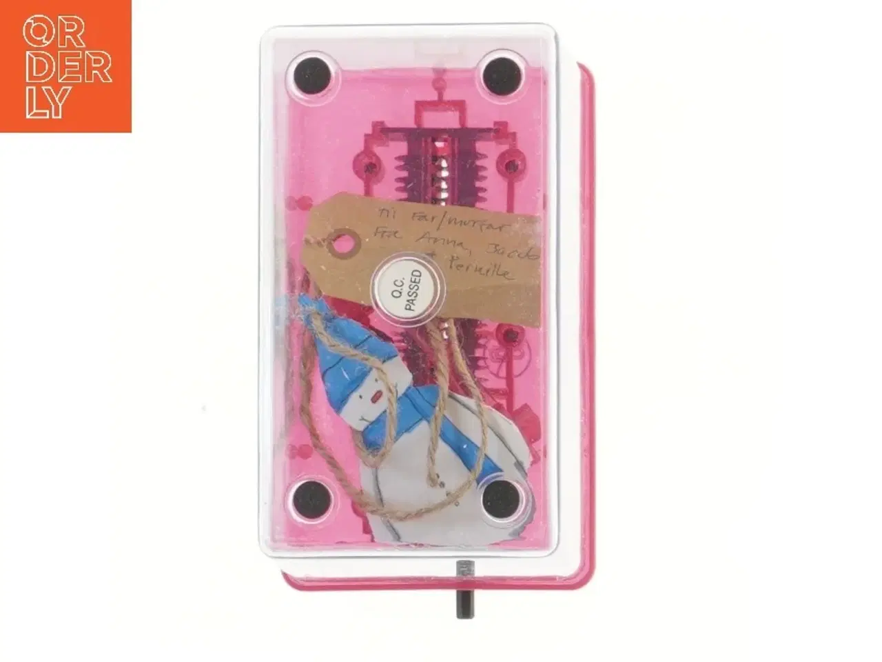 Billede 3 - Mini hånddrevet papirshredder (str. 17x15x9 cm)