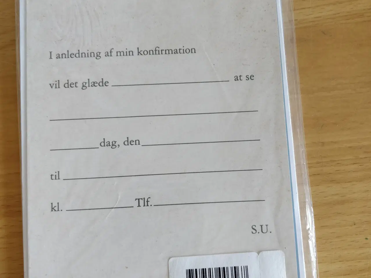 Billede 9 - Indbydelseskort og sange