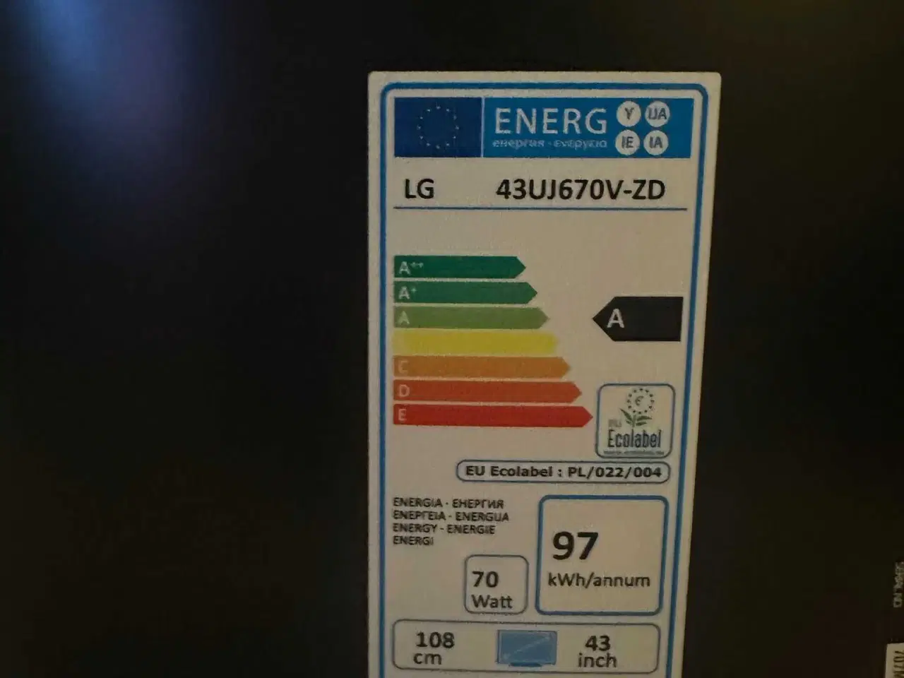 Billede 4 - Smart 43 tommer fjernsyn 