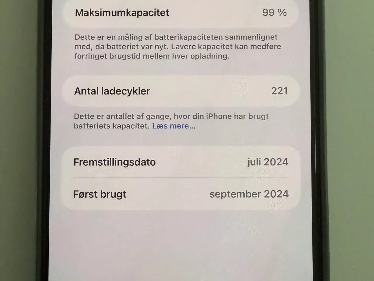 Billede 2 - iPhone 16 pro Max 256 GB Naturel Titanium 