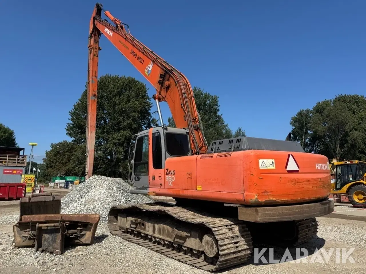 Billede 7 - Langarmet Gravemaskine Hitachi ZX350 - 25 meter arm