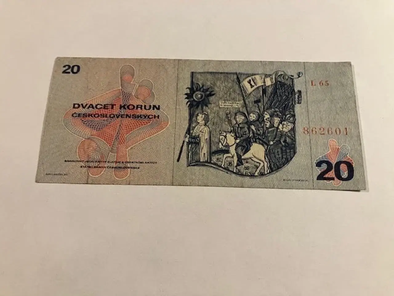 Billede 2 - 20 korun Cesko Slovenia 1970